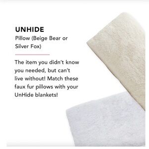 Unhide Pillow - Silver Fix